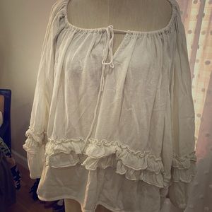 Country girl gloss white cotton